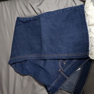 Old Navy Dark Wash Plus Size 20 Laced Hem Jeans